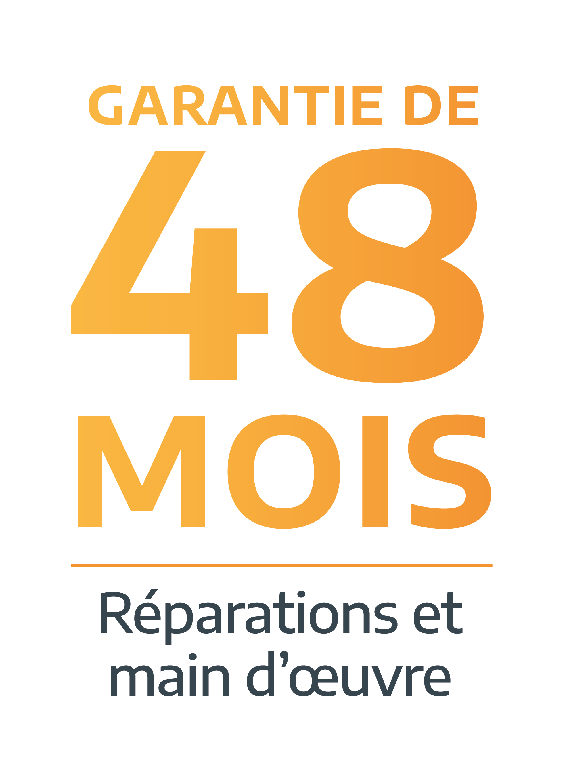 Garantie de 24 mois reparations et main d-oeuvre