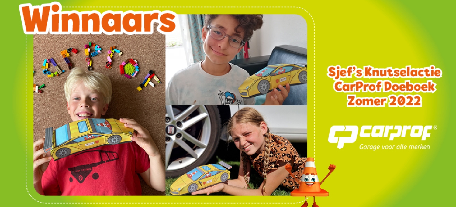 Winnaars Knutselactie LEGO auto