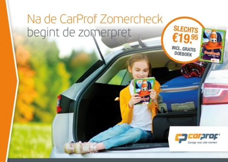 CarProf Zomercheck Doeboek