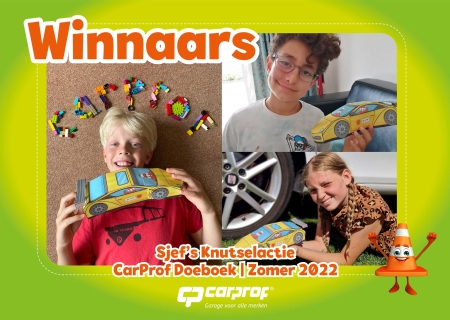 Winnaars Knutselactie LEGO auto